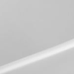 Smooth matte white surface close-up of freestanding bathtub rim