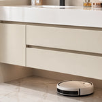Undercabinet clearance for robot vacuum cleaner