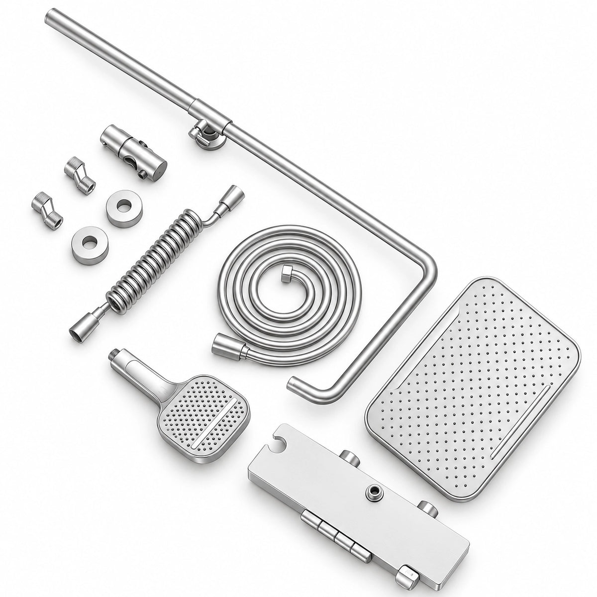 Complete loose spare parts of shower system kit