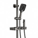Slide bar assembly, handheld sprayer and built‑in storage shelf