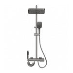 Complete shower system, gunmetal finish, 4 spray modes