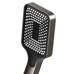 Square handheld shower head with multi-nozzle silicone outlets