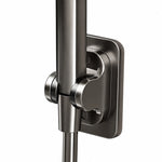 Rotatable wall bracket, angle adjustable shower holder close-up
