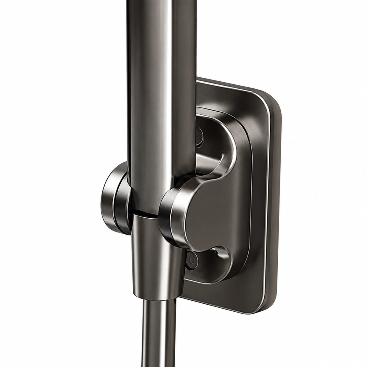 Rotatable wall bracket, angle adjustable shower holder close-up
