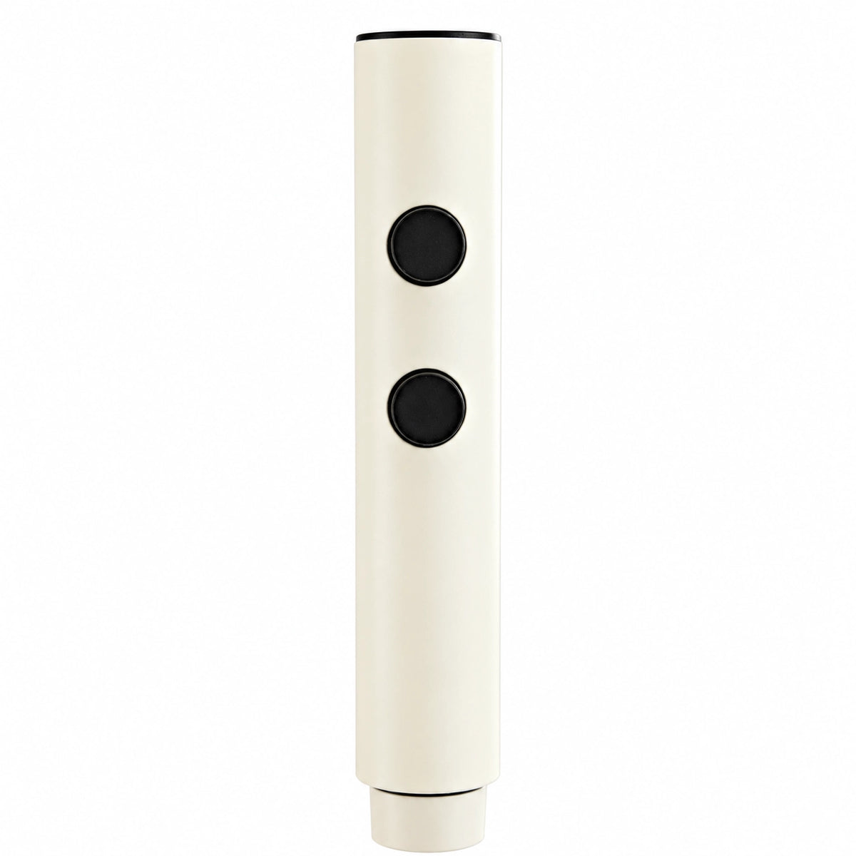 Vertical shower bidet sprayer, two‑button control
