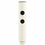 Vertical shower bidet sprayer, two‑button control